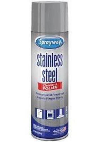 DESCRIPTION: (6) STAINLESS STEEL CLEANER/POLISH BRAND/MODEL: SPRAYWAY SW148R SIZE: 15 OZ RETAIL$: 33.9 QTY: 6