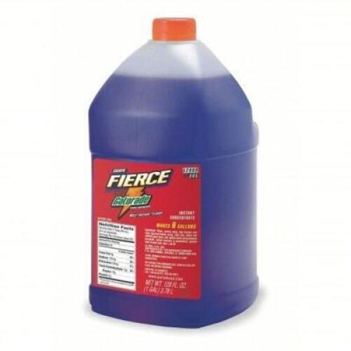 DESCRIPTION: (2) FIERCE GRAPE SPORTS DRINK BRAND/MODEL: GATORADE 33305 INFORMATION: MAKES 6 GALLONS SIZE: 1 GAL RETAIL$: 37.98 QTY: 2