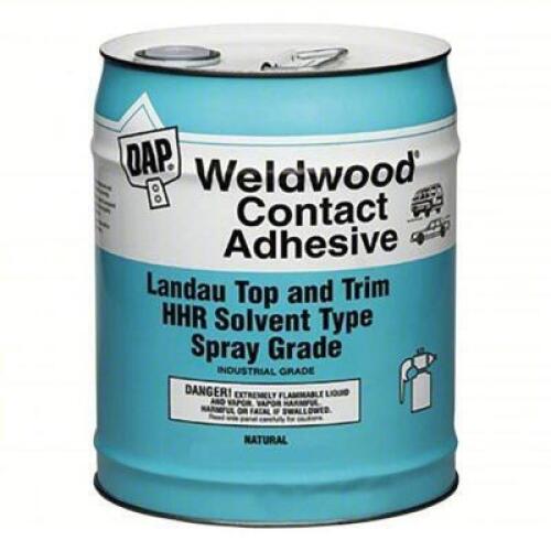 DESCRIPTION: (2) CONTACT ADHESIVE LANDAU TOP & TRIM BRAND/MODEL: WELD WOOD 233 SIZE: 1 GAL RETAIL$: 115.58 QTY: 2