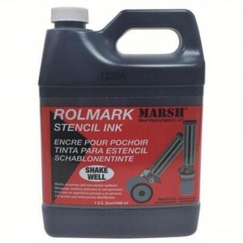 DESCRIPTION: (3) BLACK STENCIL INK BRAND/MODEL: ROLMARK 20903 SIZE: 1 QT RETAIL$: 86.07 QTY: 3