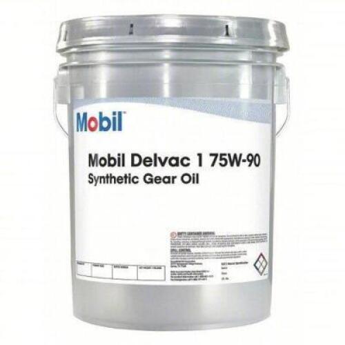 DESCRIPTION: (1) SYNTHETIC GEAR OIL BRAND/MODEL: MOBIL 45MY89 INFORMATION: 75W TO 90 SIZE: 5 GAL RETAIL$: 377.3 QTY: 1