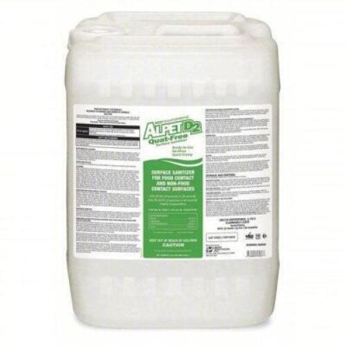 DESCRIPTION: (2) QUAT FREE SANITIZER BRAND/MODEL: ALPET D2 SIZE: 5 GAL RETAIL$: 115.04 QTY: 2