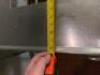 83" X 30" STAINLESS TABLE W/ 4" BACK SPLASH - 3