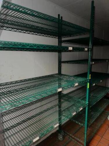 48" X 24" SIX TIER COATED WIRE SHELF