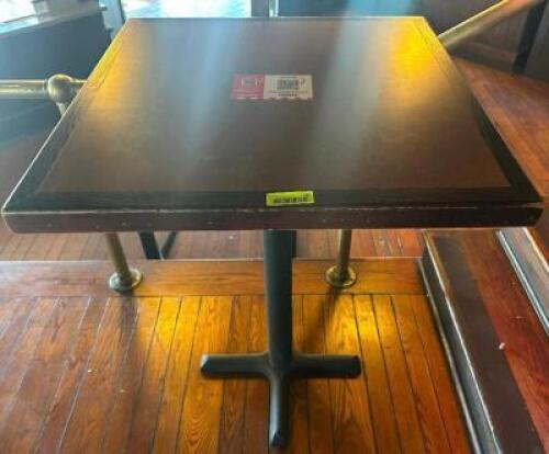 30" X 30" COMPOSITE TOP TABLES W/ PUB BASE