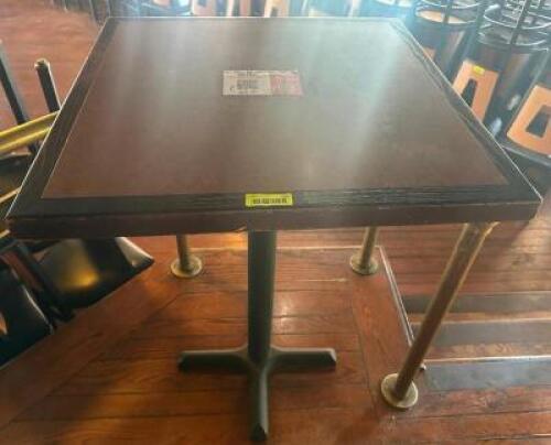 30" X 30" COMPOSITE TOP TABLES W/ PUB BASE