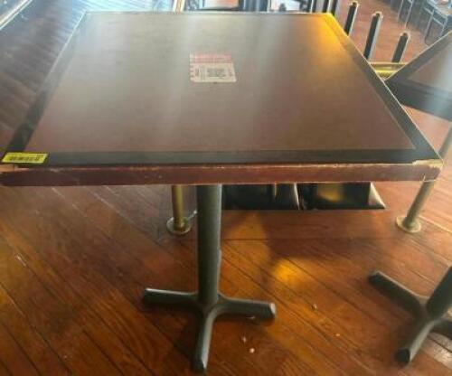 30" X 30" COMPOSITE TOP TABLES W/ PUB BASE