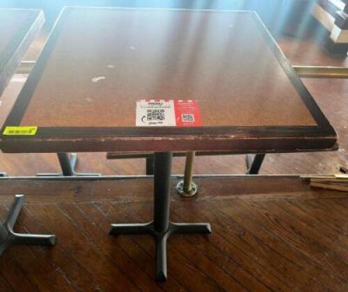 30" X 30" COMPOSITE TOP TABLES W/ PUB BASE
