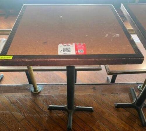30" X 30" COMPOSITE TOP TABLES W/ PUB BASE