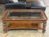 HIGH QUALITY GLASS TOP COFFEE TABLE - 2