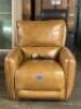 DERBAN 40" LEATHER ZERO GRAVITY RECLINER - 3