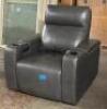 GREYMEL LEATHER POWER RECLINER
