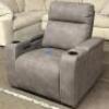 GREYMEL LEATHER POWER RECLINER