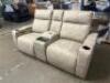 GREYMEL FABRIC POWER RECLINING LOVESEAT WITH WIRELESS CHARGER - 3