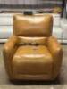 DERBAN 40" LEATHER ZERO GRAVITY RECLINER - 2