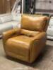 DERBAN 40" LEATHER ZERO GRAVITY RECLINER - 3