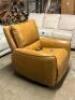 DERBAN 40" LEATHER ZERO GRAVITY RECLINER - 4