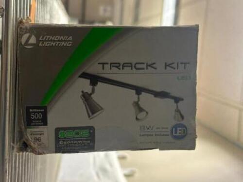 3 LIGHT BRUSHED NICKEL LED TRACK LIGHT