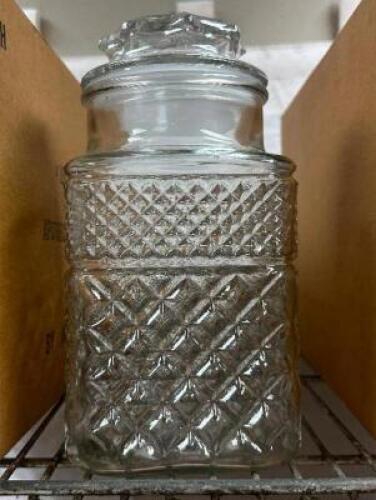 (2) - CASES OF CANDY JARS