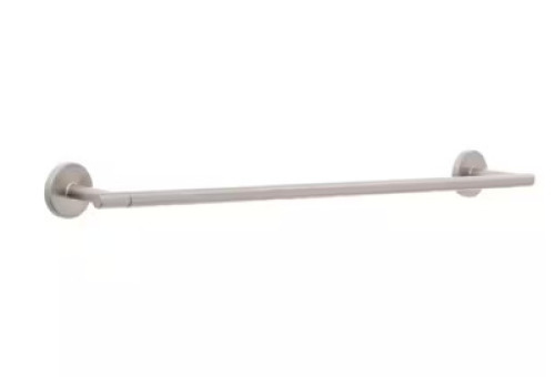 LYNDALL 24 IN. WALL MOUNT TOWEL BAR BATH HARDWARE ACCESSORY IN BRUSHED NICKEL