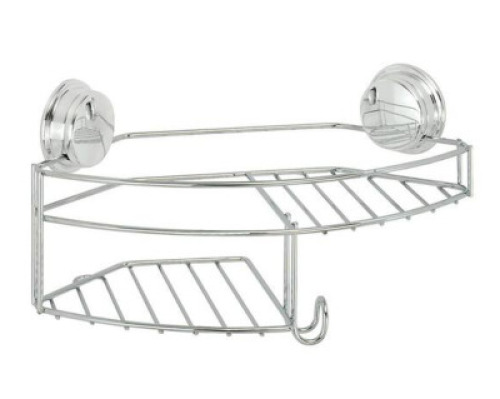 TWIST 'N' LOCK PLUS COMBO SHOWER BASKET IN CHROME