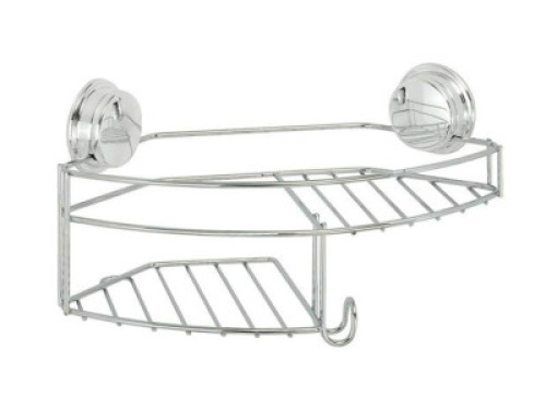 TWIST 'N' LOCK PLUS COMBO SHOWER BASKET IN CHROME