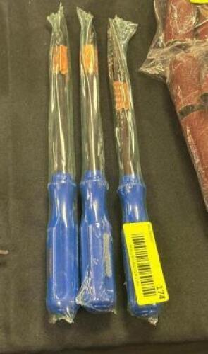 (3) - LONG NECK SCREW DRIVERS