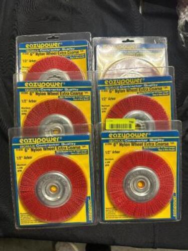 (6) - NYLON WHEELS