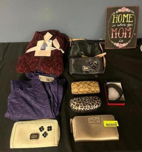 (10) - PC. DESIGNER PURSE, CLOTHING, AND DECORATION SET