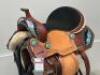WESTERN BARREL RACING SHOW HORSE SADDLE WITH TACK SET