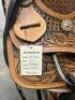 WESTERN BARREL RACING SHOW HORSE SADDLE WITH TACK SET - 5