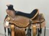 WESTERN BARREL RACING SHOW HORSE SADDLE WITH TACK SET - 7