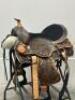 WESTERN BARREL RACING SHOW HORSE SADDLE WITH TACK SET - 8