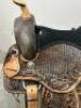 WESTERN BARREL RACING SHOW HORSE SADDLE WITH TACK SET - 10