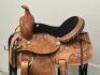 WESTERN BARREL RACING SHOW HORSE SADDLE WITH TACK SET