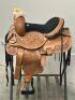 WESTERN BARREL RACING SHOW HORSE SADDLE WITH TACK SET - 5