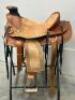 WESTERN BARREL RACING SHOW HORSE SADDLE WITH TACK SET - 6