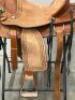 WESTERN BARREL RACING SHOW HORSE SADDLE WITH TACK SET - 7