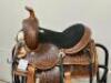WESTERN BARREL RACING SHOW HORSE SADDLE WITH TACK SET - 5
