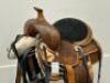 WESTERN BARREL RACING SHOW HORSE SADDLE WITH TACK SET - 7