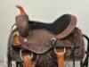 WESTERN BARREL RACING SHOW HORSE SADDLE WITH TACK SET - 8