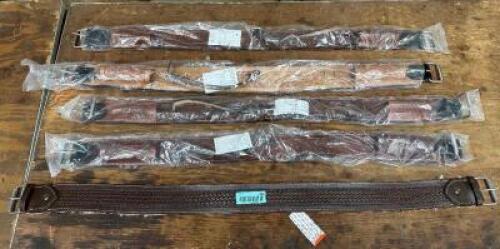 (5) - LEATHER SADDLE BELTS