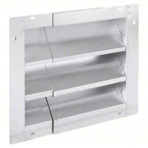 DESCRIPTION: (1) ADJUSTABLE FRAME FOR INTAKE / EXHAUST BRAND/MODEL: DAYTON INFORMATION: LOUVERS, FLANGED, GALVANIZED STEEL, SURFACE MOUNT RETAIL$: $13