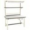 DESCRIPTION: (1) BENCH IN A BOX BRAND/MODEL: PRO LINE #BIB1 INFORMATION: PLASTIC LAMINATE, FOOTREST, DRAWER WITH LOCK, OUTLET POWER SUPPLY, BIN HOLDER