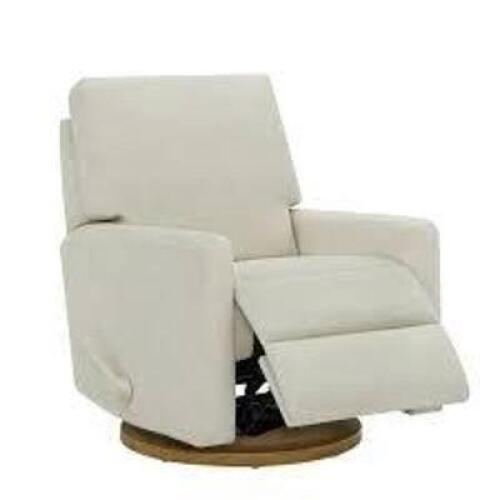 DESCRIPTION: (1) GLIDER RECLINER BRAND/MODEL: BETTER HOMES AND GARDENS #BH4331098397B01 INFORMATION: CREAM, MODERN FARMHOUSE RETAIL$: $239.00 EA QTY: