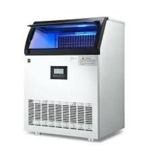 DESCRIPTION: (1) ICE MAKERBRAND/MODEL: ICE MAKER #IO16INFORMATION: WHITE, GLASS DOOR TOP, 55LB STORAGE CAPACITY, 265LB/DAY, 580WRETAIL$: $687.00 EAQTY: 1