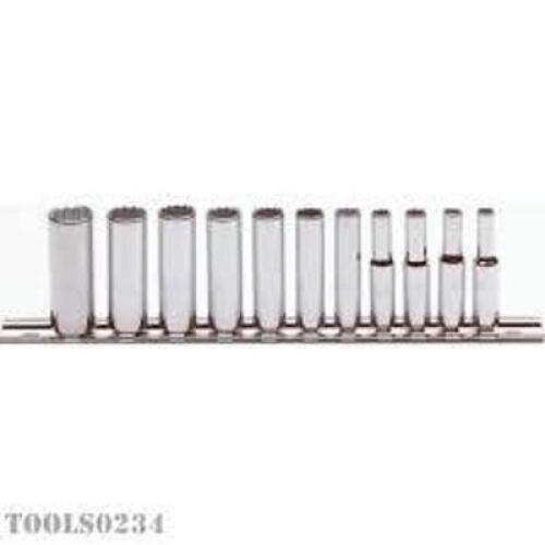 DESCRIPTION: (1) DEEP SOCKET SET BRAND/MODEL: PROTO #J47203 INFORMATION: 11 PIECES, DEEP SET RETAIL$: $155.05 EA QTY: 1