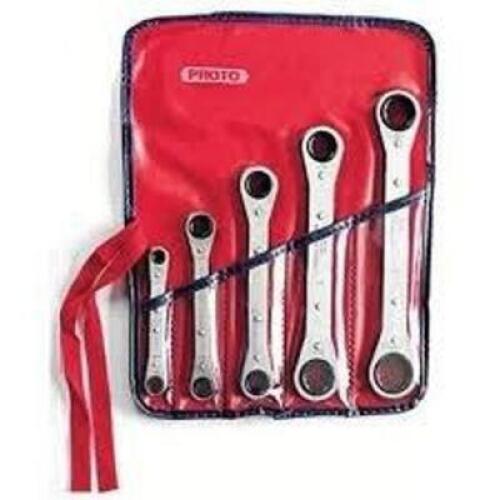 DESCRIPTION: (1) SET OF RATCHETING BOX WRENCHES BRAND/MODEL: PROTO #J1190A INFORMATION: 5 PIECES RETAIL$: $95.69 EA QTY: 1