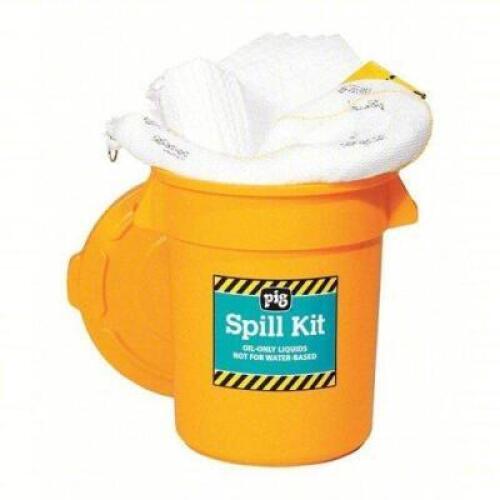 DESCRIPTION: (1) SPILL KIT BRAND/MODEL: PIG #30RE10 INFORMATION: 13 GAL VOLUME ABSORBED PER KIT, YELLOW, 20 GAL CONTAINER CAPACITY, CAN RETAIL$: $393.