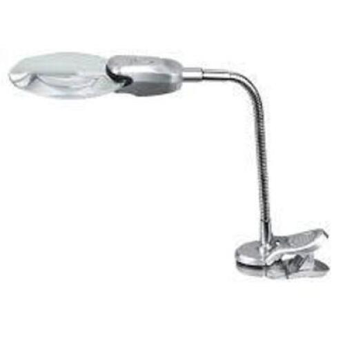 DESCRIPTION: (4) TABLE MAGNIFIER WITH LED LIGHT INFORMATION: METAL RETAIL$: $14.99 EA QTY: 4